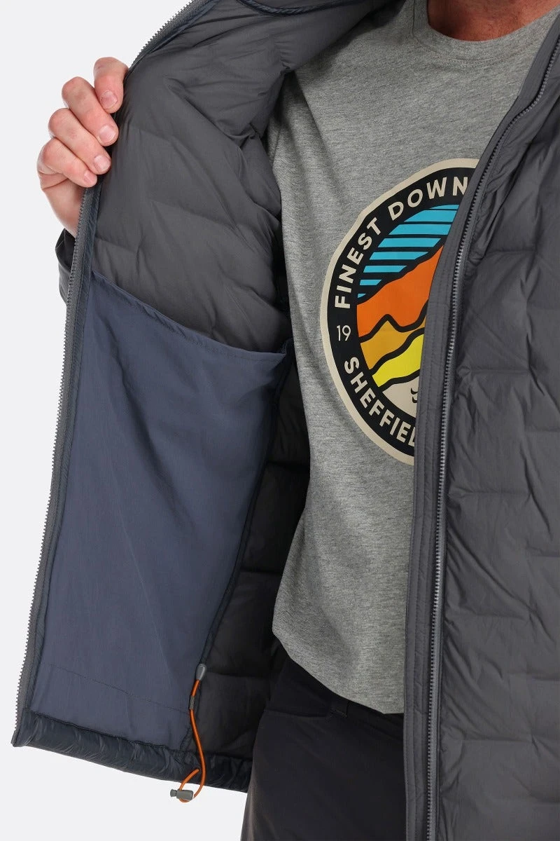 Rab Men's Cubit Stretch Down Hooded Jacket - Image 7